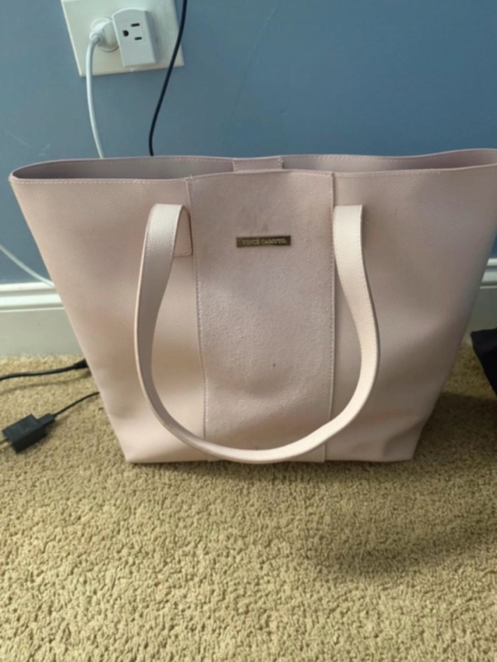 Vince Camuto Blush Pink Tote Bag
